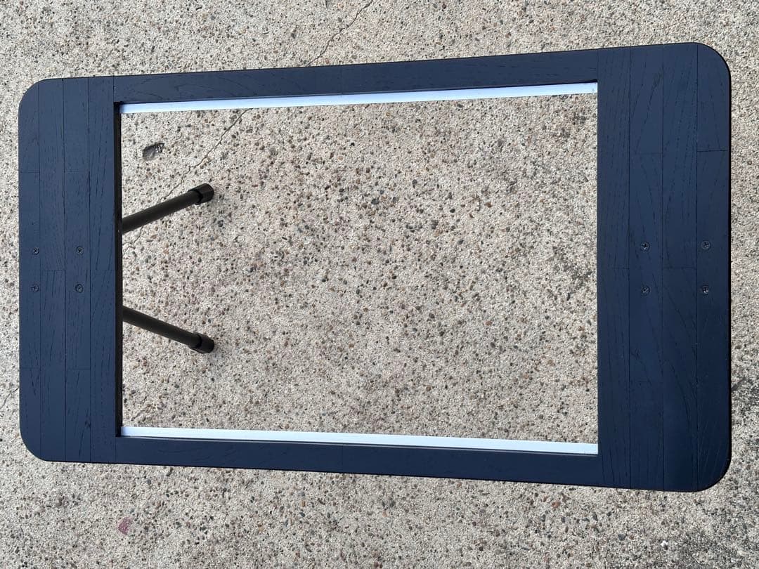 IGT テーブル フラットバーナー フレーム アウトドア 黒 天板