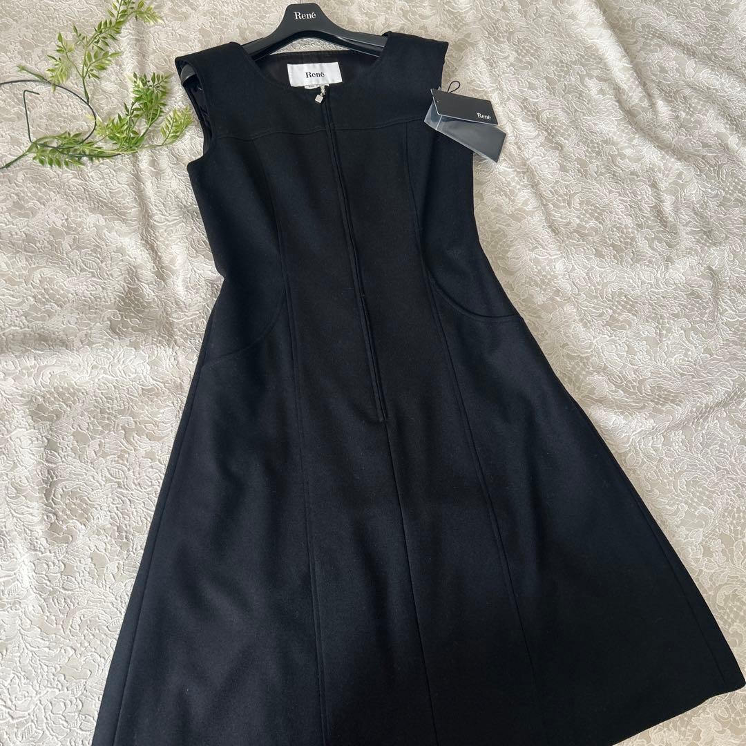 Rene ワンピース　ブラック　美品