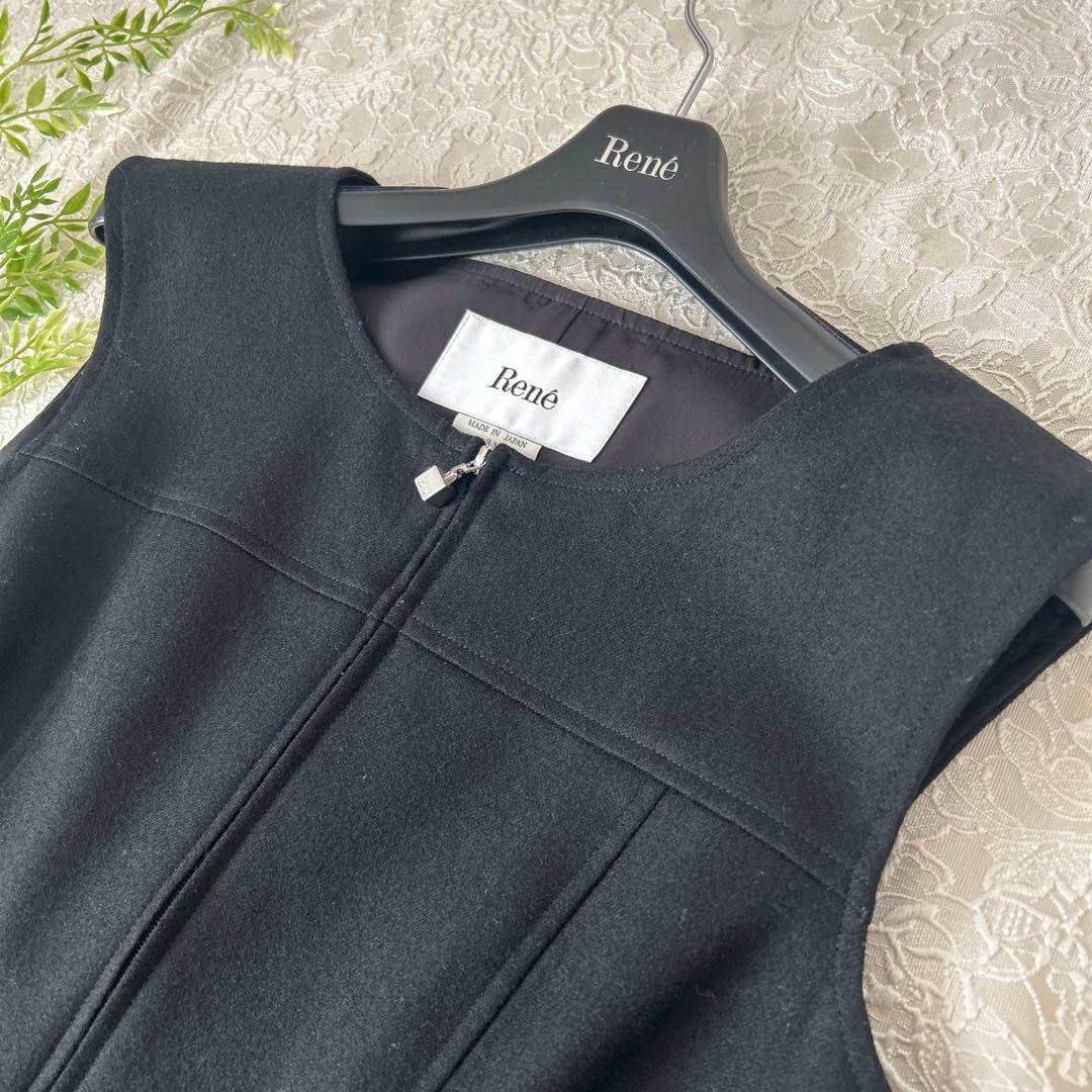 Rene ワンピース　ブラック　美品