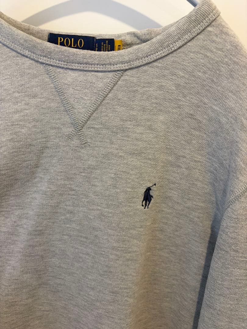 ラルフローレン　 フリーススウェット グレー 美品