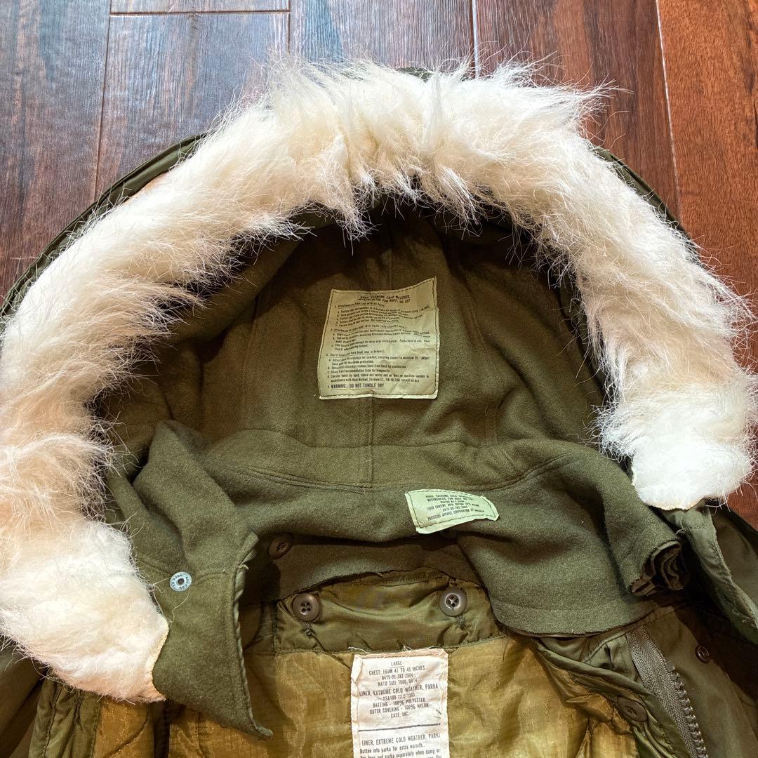 1980'sUS ARMYM-65 fishtail parkaフルセットL