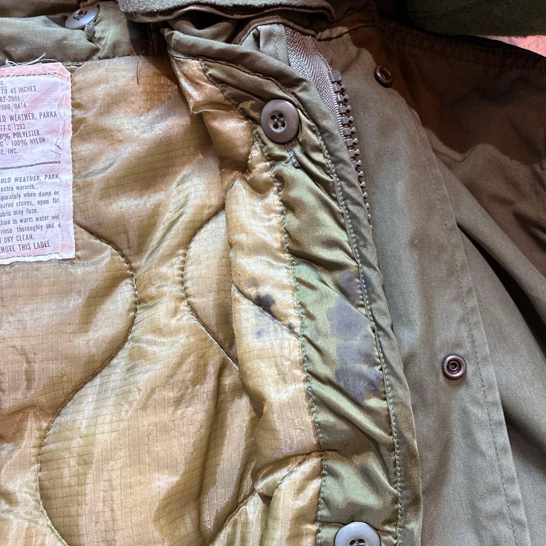 1980'sUS ARMYM-65 fishtail parkaフルセットL