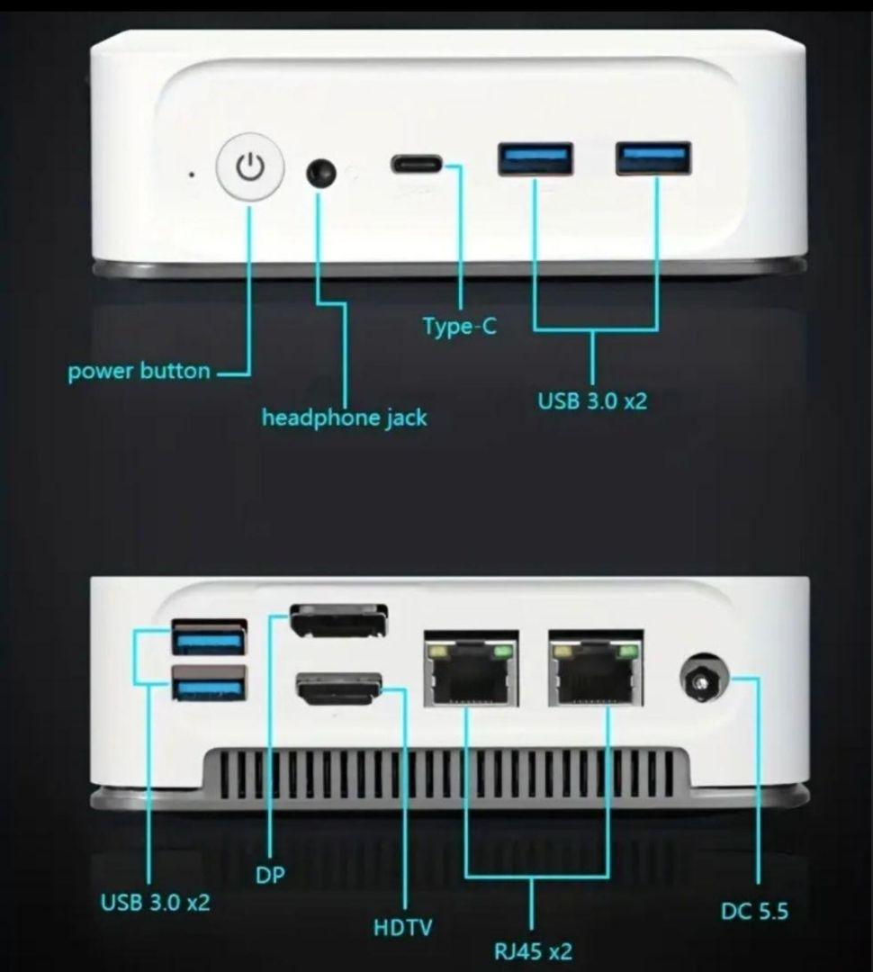 ミニPC メモリ16gb 512gb Ryzen 7 KUU ホワイト