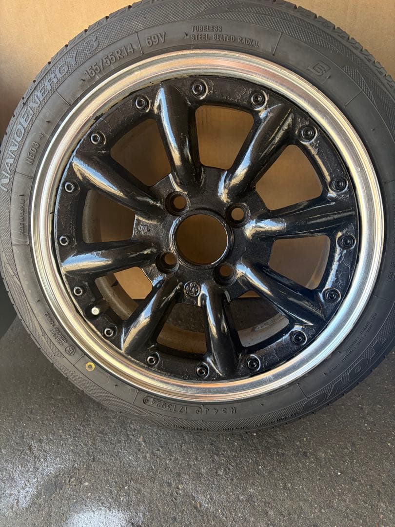 C*F様 ミラジーノ ラパン　軽ローダウン　ワタナベRS8 S S R 新品同様