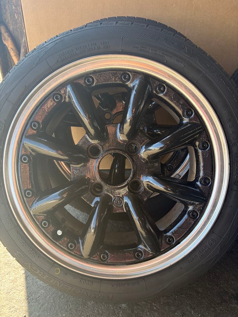 C*F様 ミラジーノ ラパン　軽ローダウン　ワタナベRS8 S S R 新品同様