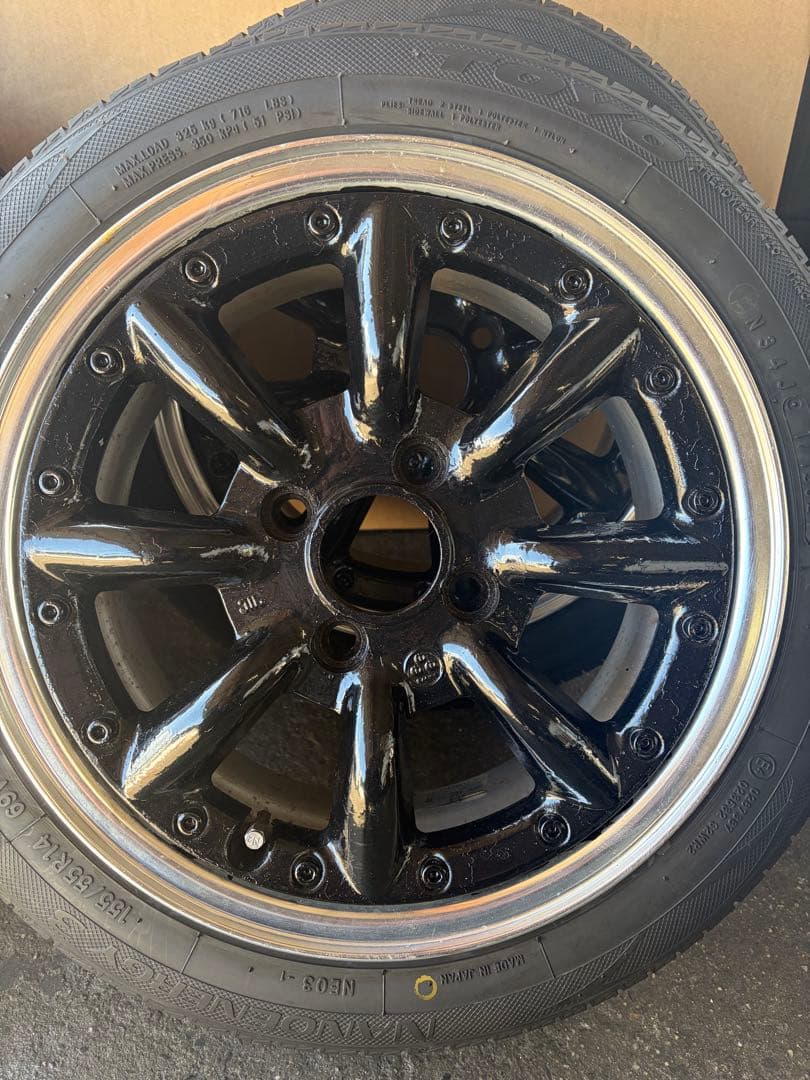 C*F様 ミラジーノ ラパン　軽ローダウン　ワタナベRS8 S S R 新品同様