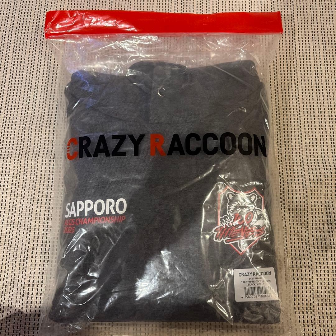 CRAZY RACCOON×100Tパーカー ALGS2025 apex