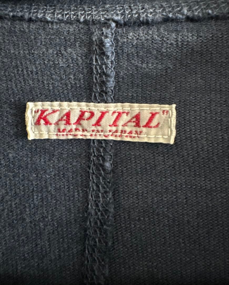 KAPITAL ダークブルージャケット　タイプ綿100% カバーオール