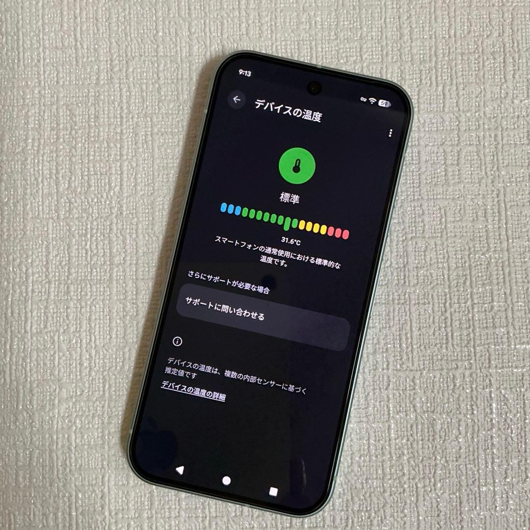 【外装液晶美品】Google Pixel 9 128GB ジャンク品　放電