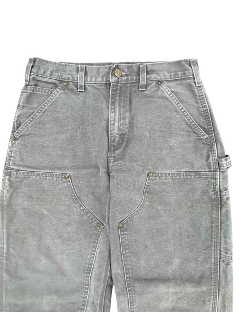 Carhartt B136 GVL ダブルニー グレー W30 L32