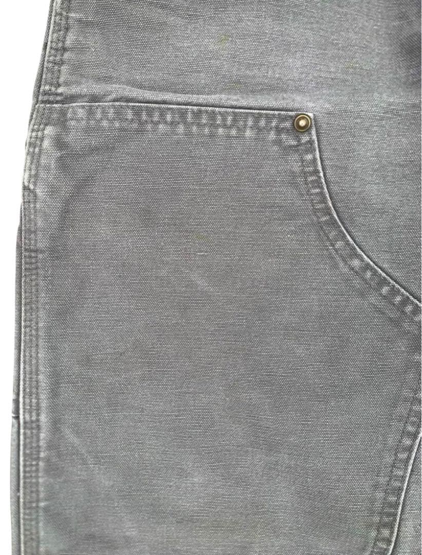 Carhartt B136 GVL ダブルニー グレー W30 L32