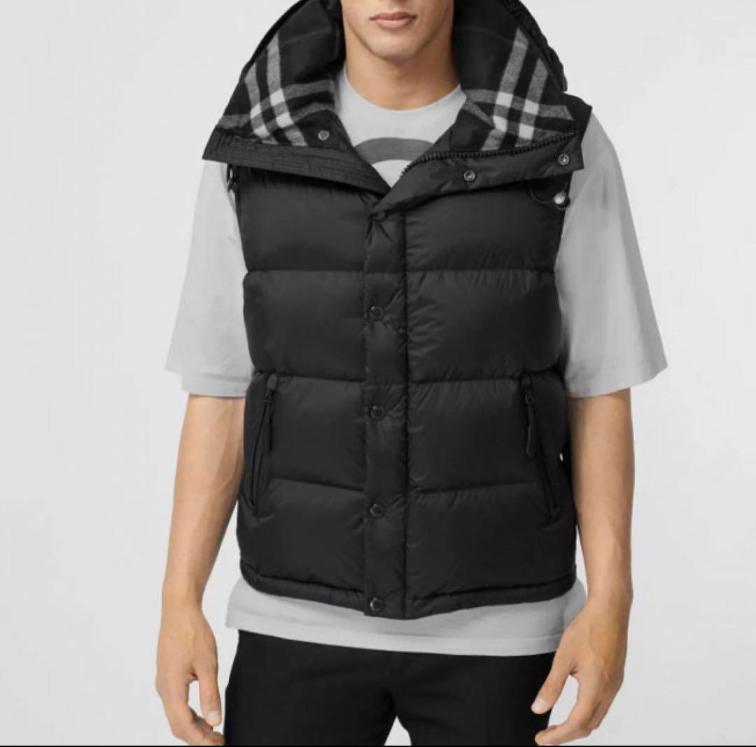 バーバリー LOCKWELL メンズダウンジャケット ブラック