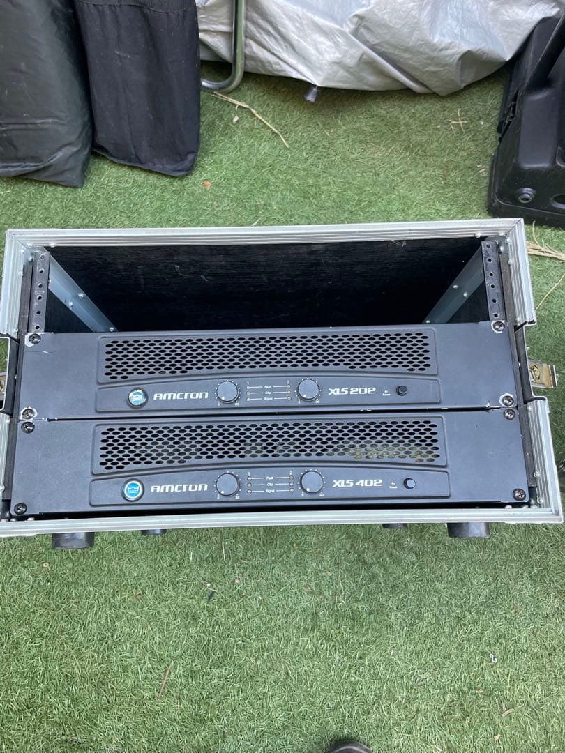 AMCRON XLS 402 XLS 202 パワーアンプ　セット