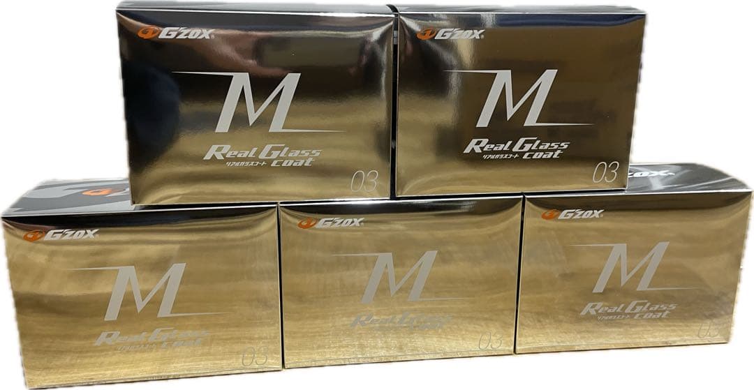 G'ZOX リアルガラスコートM 5個セット