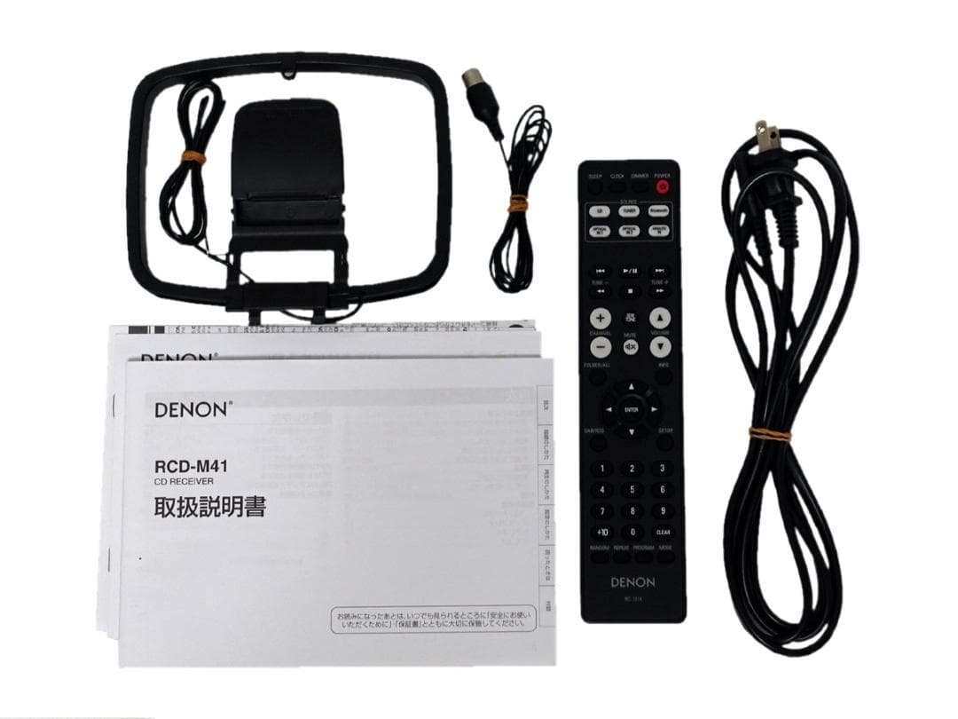 美品 DENON RCD-M41 CDレシーバー ブラック 2024年製 動作品
