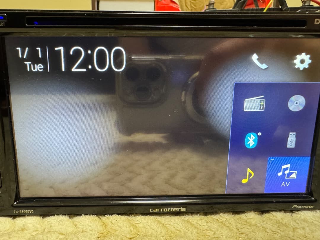 Carrozeria Pioneer カーオーディオFH-6500DVD本体のみ