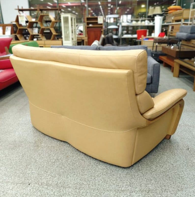 カリモク chitano チターノ ２人掛けソファ　ブラウン系