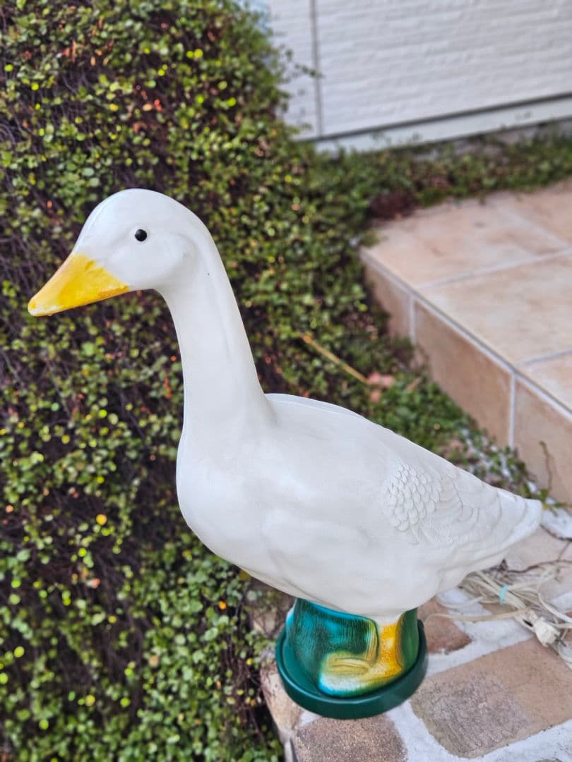 「難あり」アヒル電飾　アヒルランプ アメリカンヴィンテージ　当時物