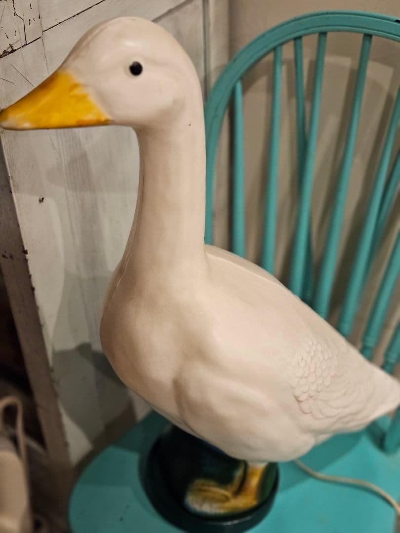 「難あり」アヒル電飾　アヒルランプ アメリカンヴィンテージ　当時物