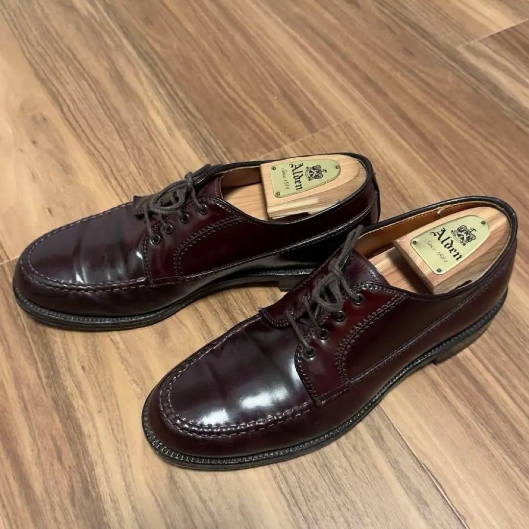 Alden Moctoe モックトゥ バーガンディ コードバン 8E