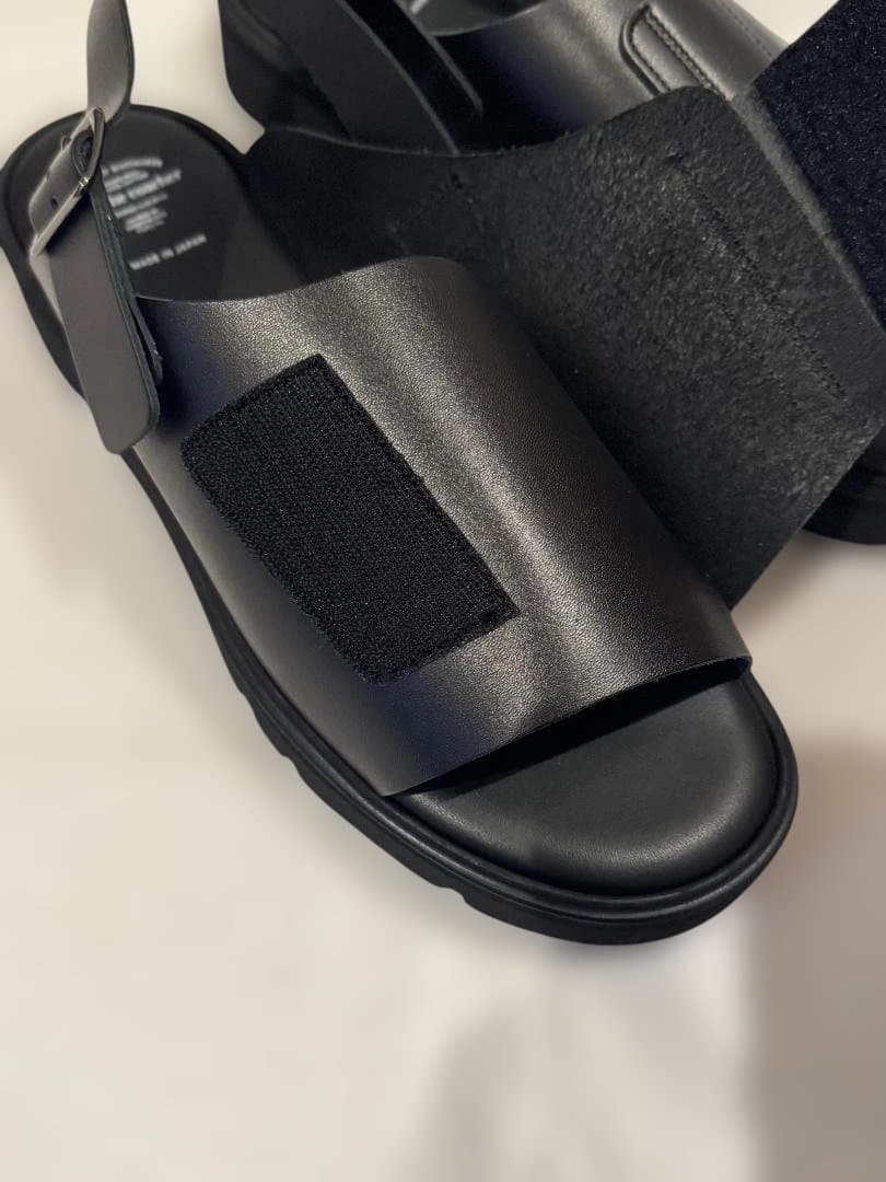 新品 FOOT THE COACHER 25SS レザーサンダル 定価4万円 靴