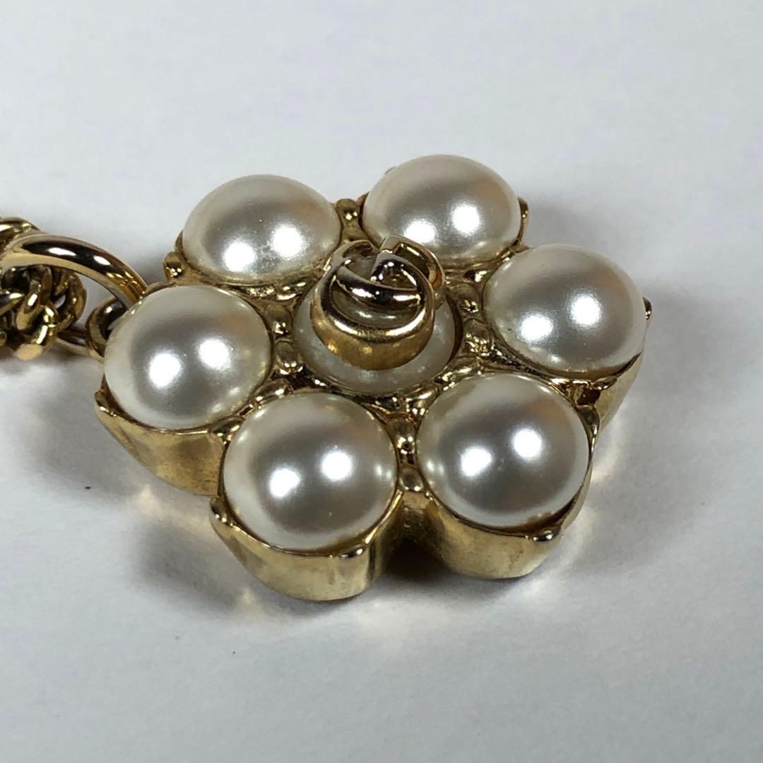 ◆美品◆ GUCCI パール ネックレス ゴールド パール ダブルG