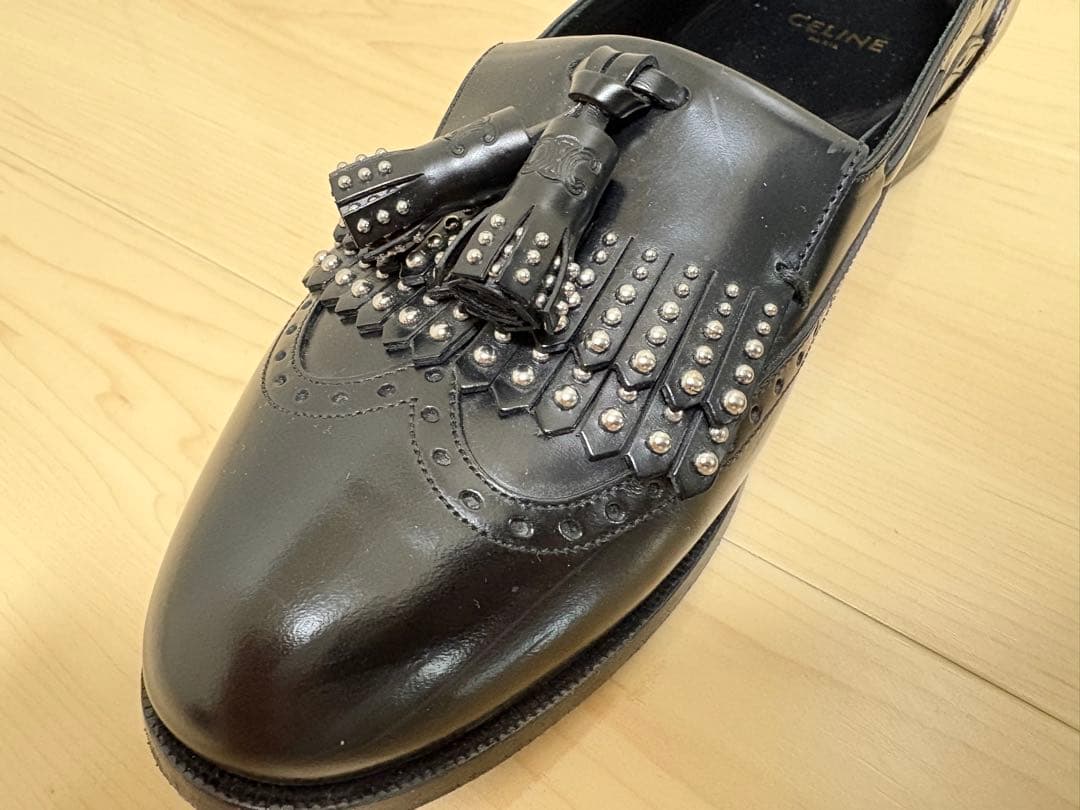 値下げ【CELINE】アビンドン タッセルローファー ブラック　セリーヌ 37