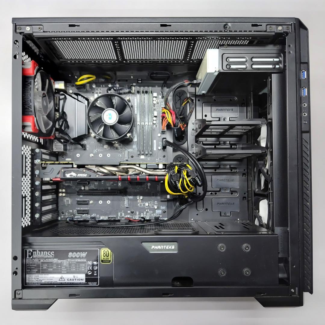 ゲーミングPC　i5-9600KF GPU無し　自作マシーン