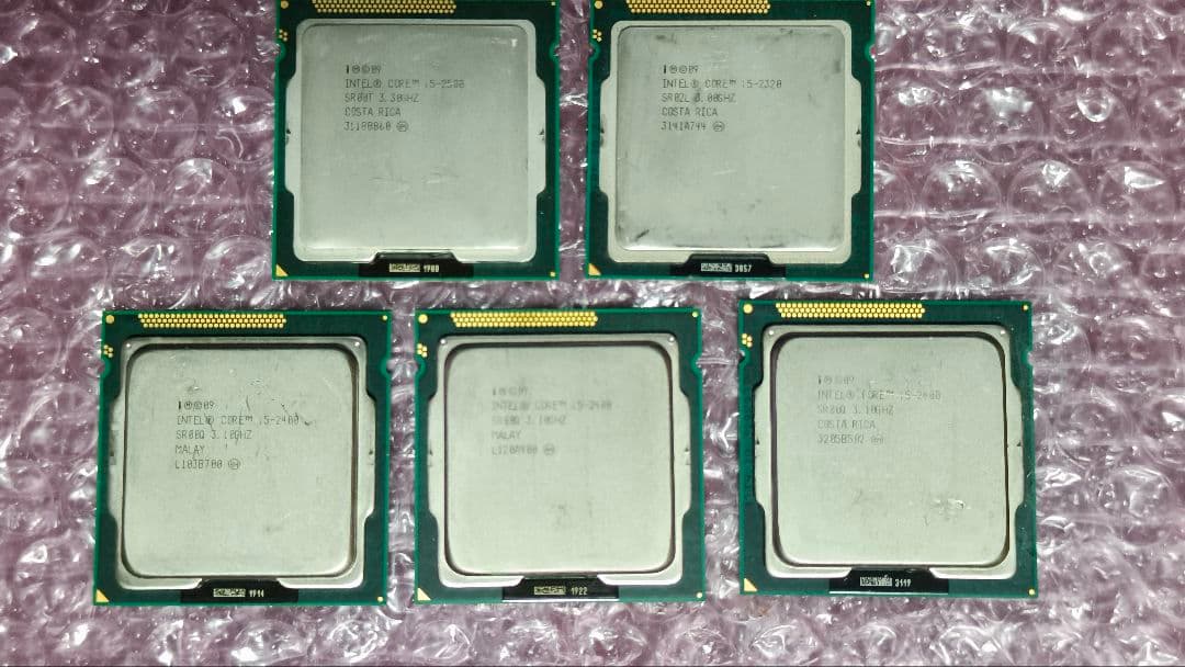 第2世代 第3世代 core i5 13個 まとめ売り動作確認済み