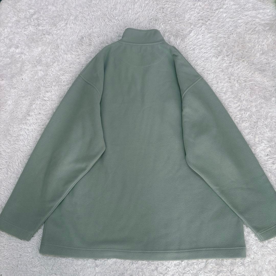 バーバリーロンドン フリースプルオーバー ハーフジップ ノバチェック デカロゴ