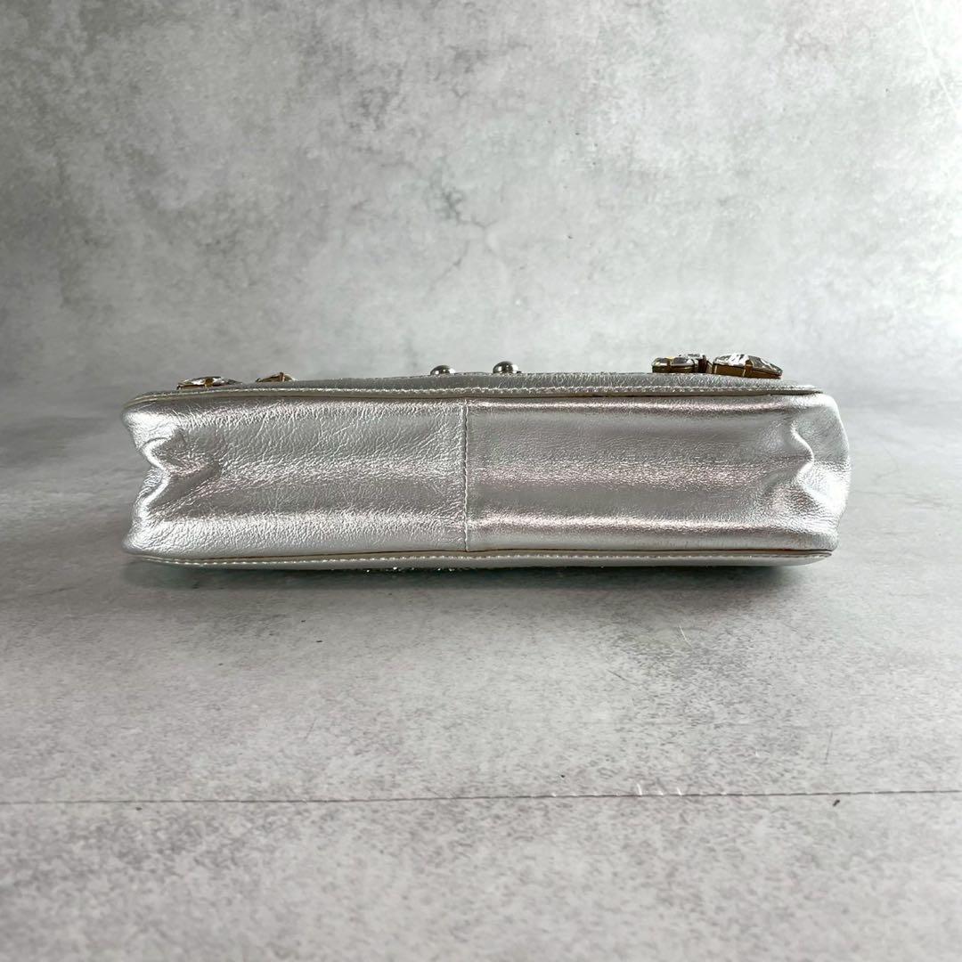 バッグ Miu Miu Sequin CrystalClutchBag Y2K Glam