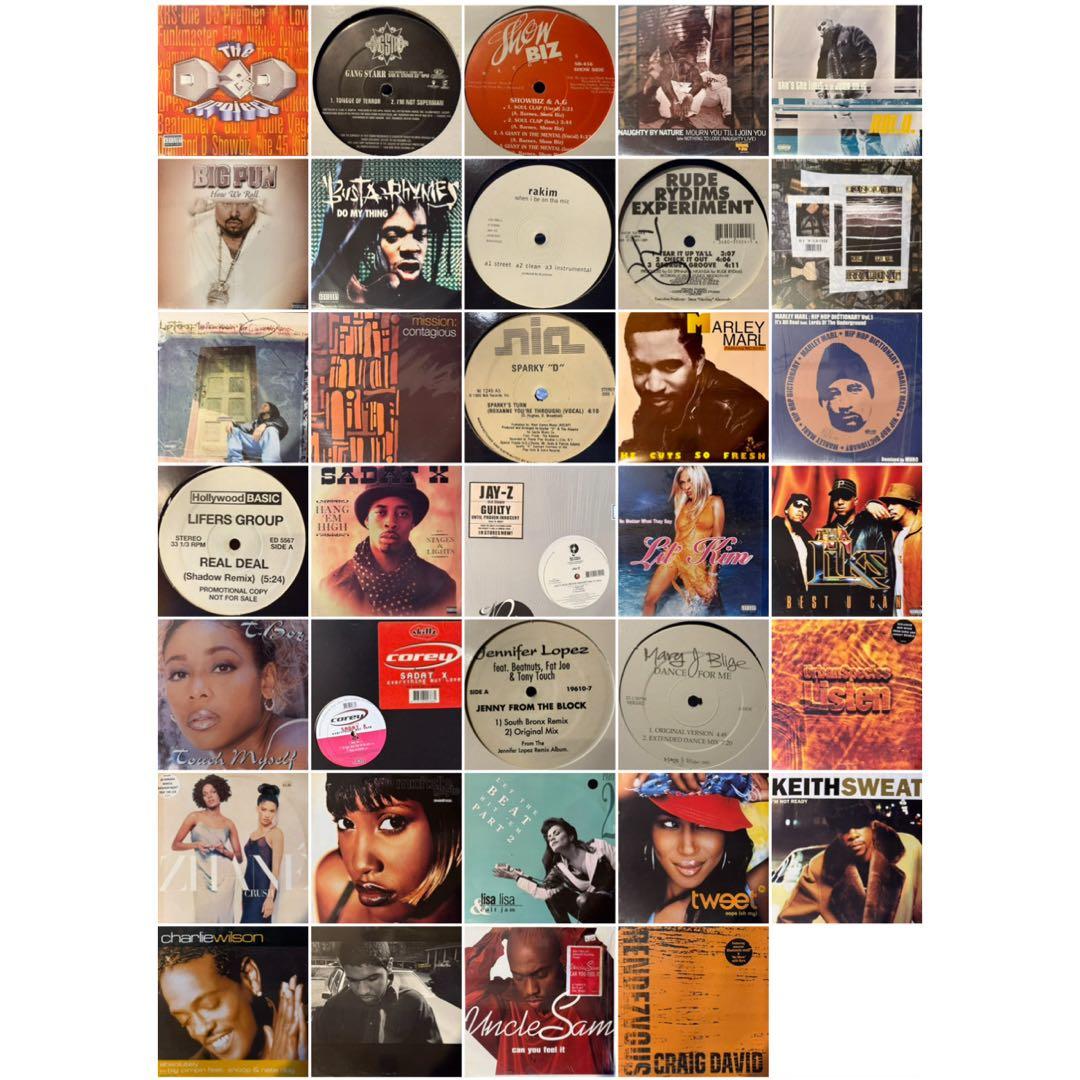 HIPHOP R&Bレコード34枚セット 送料込み
