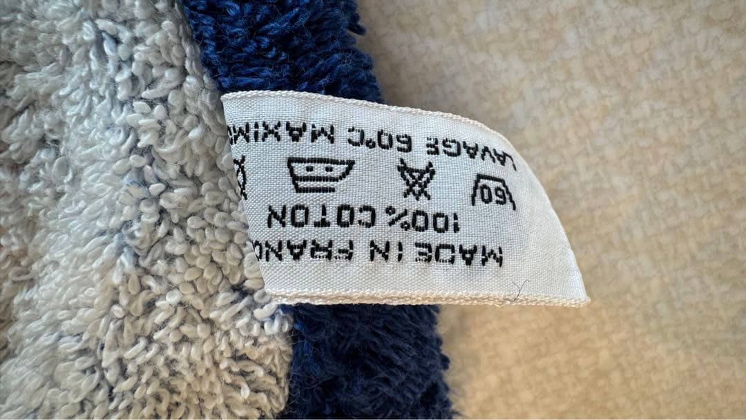 【希少】HERMESエルメス タオルケット　ダルメシアン柄　インテリア