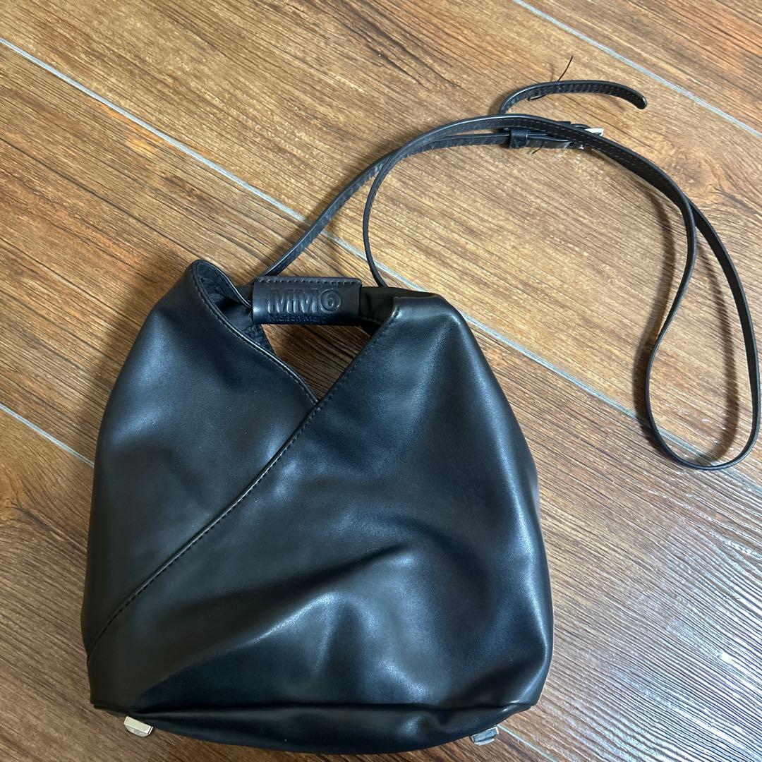 Maison Margiela MM6ブラックショルダーバッグ