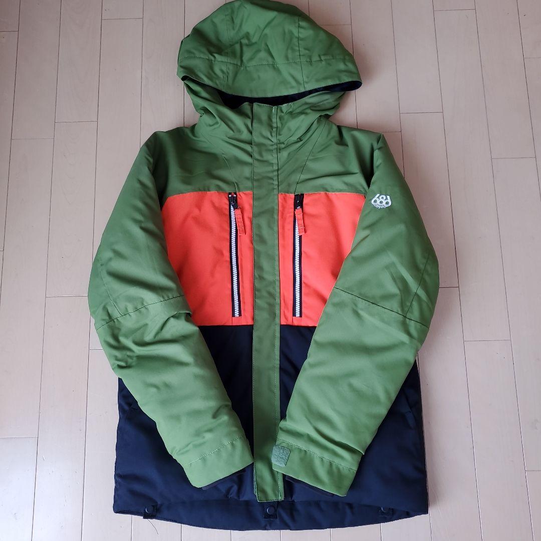 686 子供用 スノーボードウェア フード付き キッズ ユース Mサイズ 140
