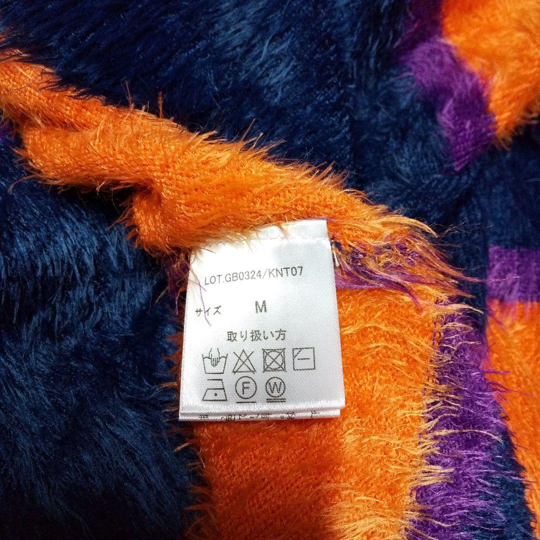 お値下げ！1回着用 glamb タートルネックボーダーニットM