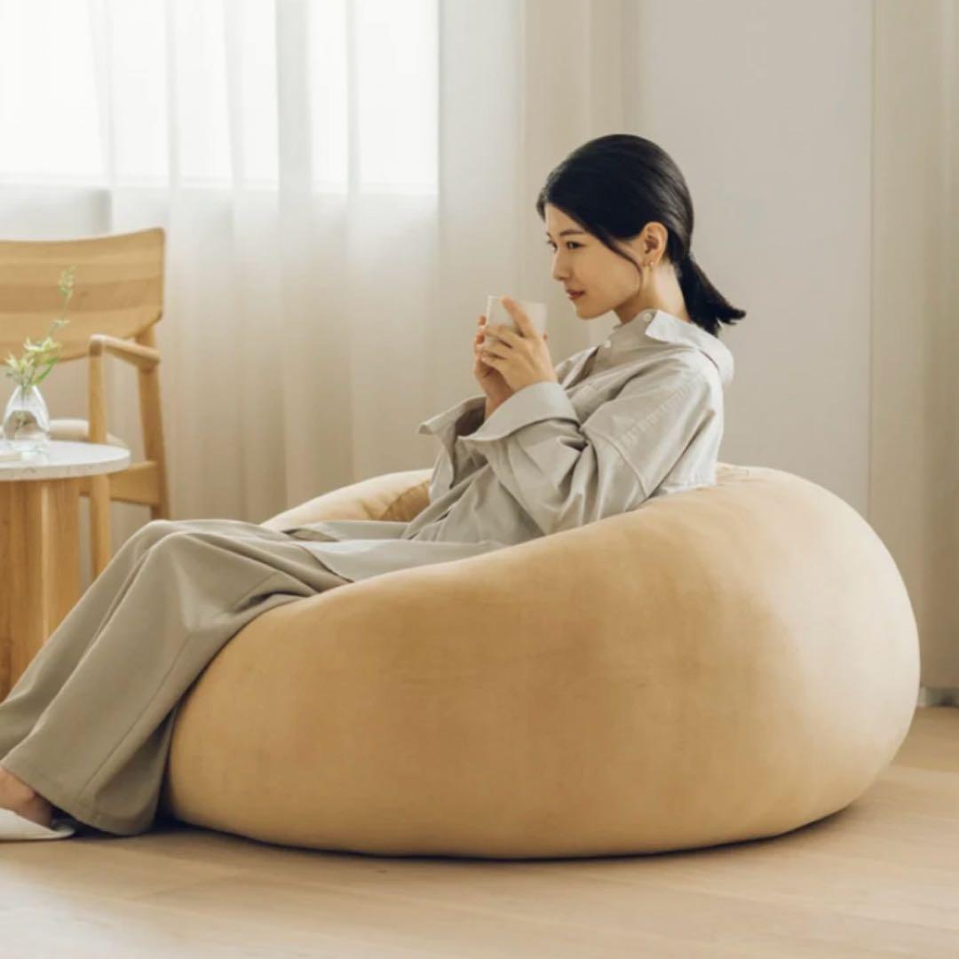 【直接引き取り可(大阪市)】ゆるまる クッション ソファ 椅子 YURUMARU