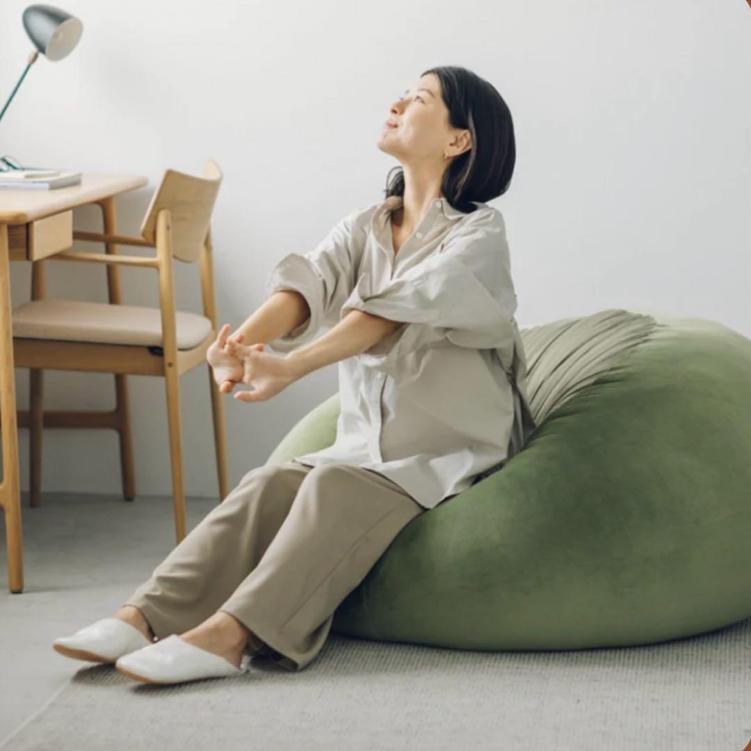 【直接引き取り可(大阪市)】ゆるまる クッション ソファ 椅子 YURUMARU