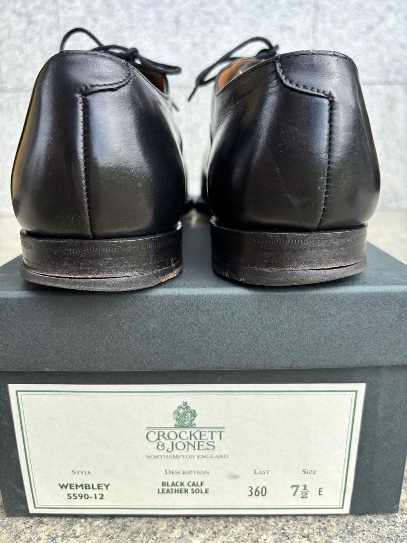 famny様　Crockett & Jones ブラック ドレスシューズ