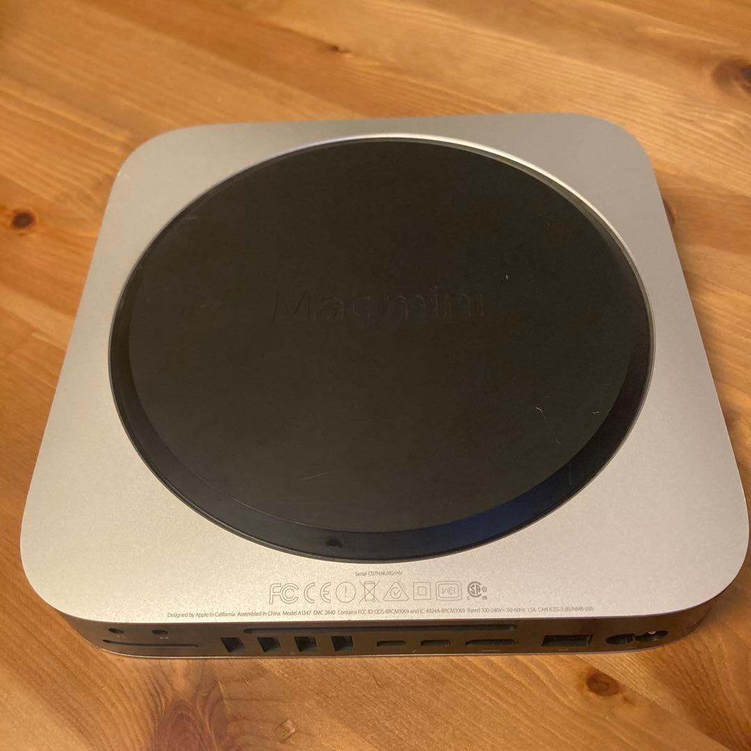 Macデスクトップ Mac mini 2014 4GB 128GB+500GB
