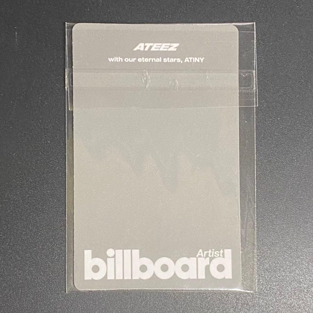 ateez ユノ トレカ billboard artist KQ 特典 2次