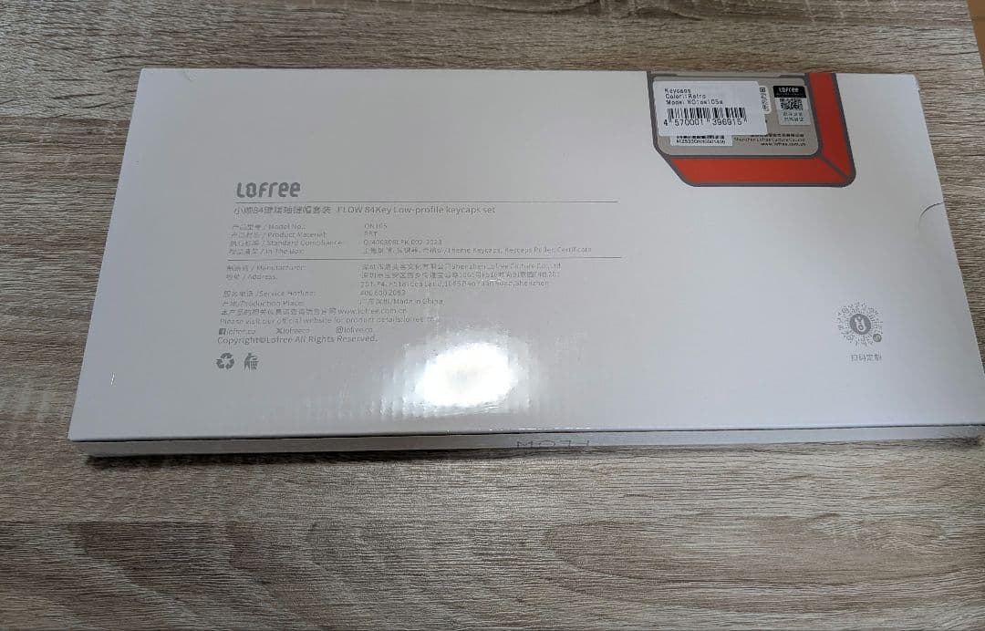 LOFREE Retro-Flow Series英語配列キーキャップ84キー