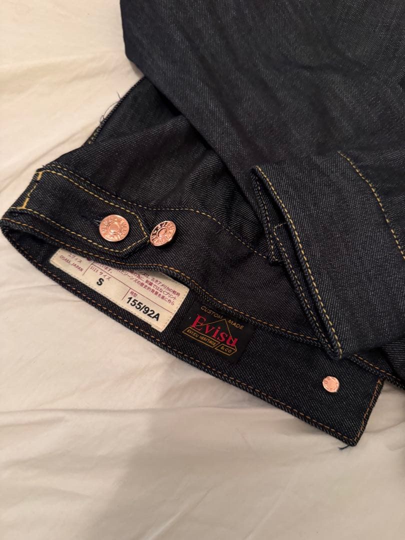 evisu デニムジャケット　美品S 155/92Ａ