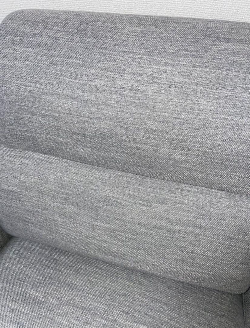 【ビオフェルミンさん専用】ニトリ　グレー 2人掛け　ソファ クッション付き