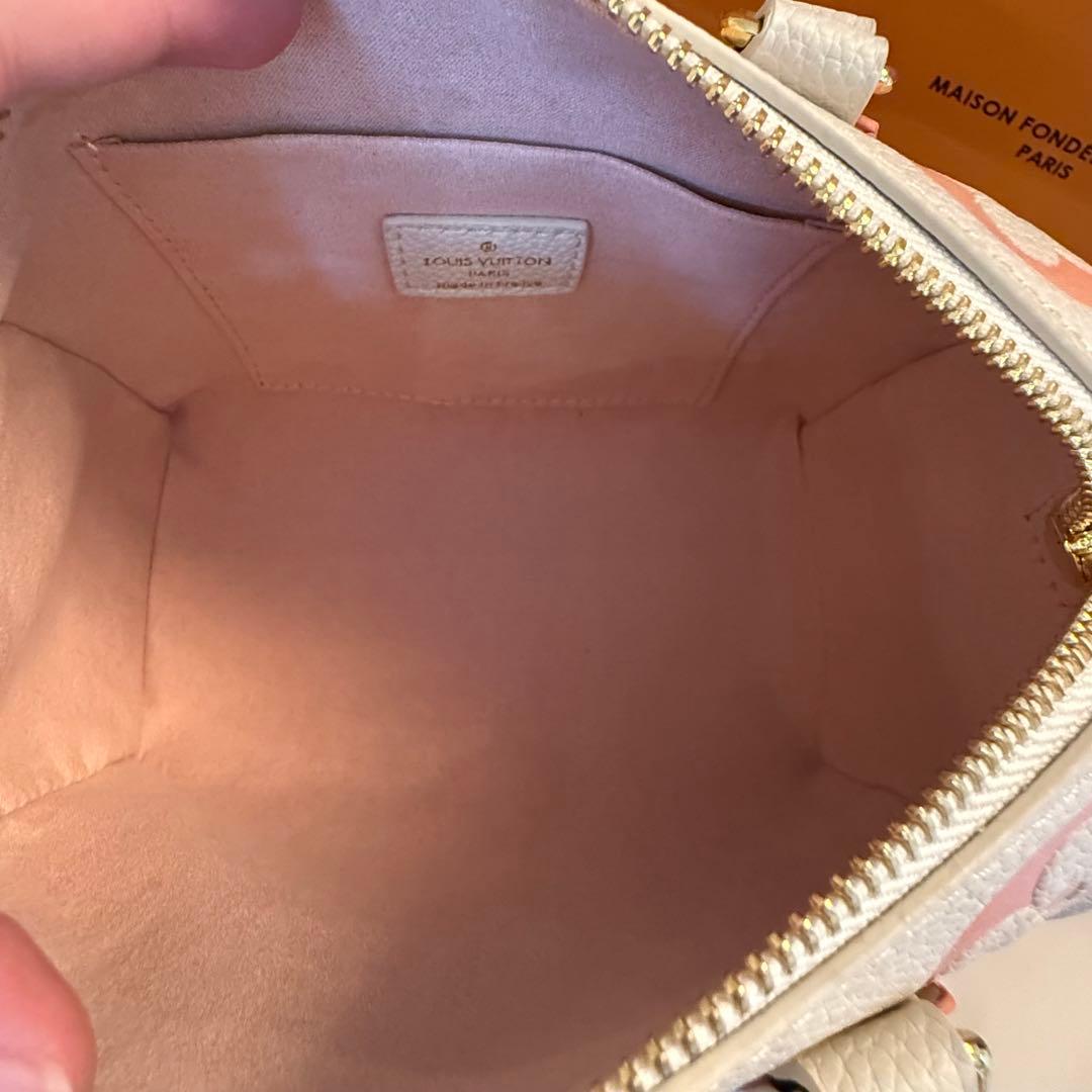 【実写画像】 ショルダーバッグ ホワイト/ピンク（予約販売）