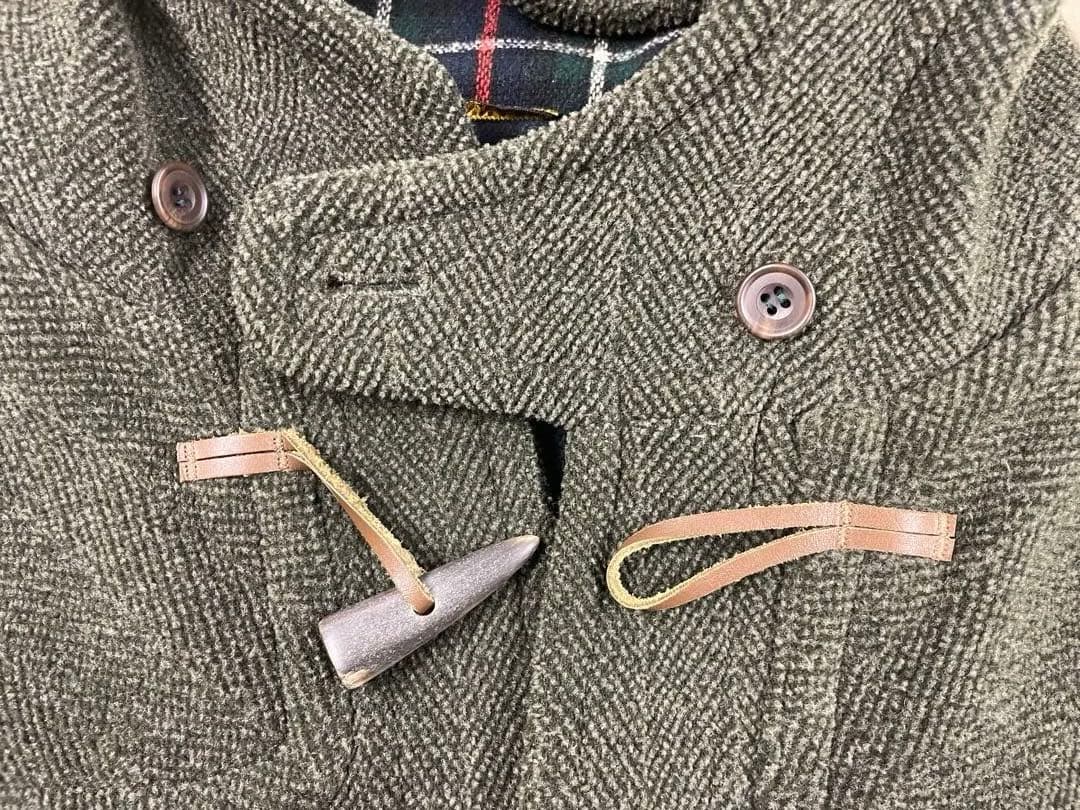 イングランド製 Faconnable ファソナブル　ヘリンボーン ダッフルコート