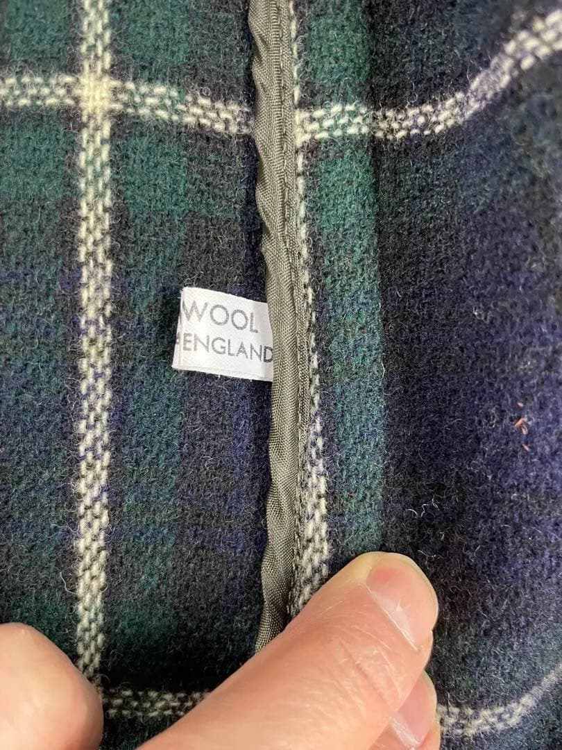 イングランド製 Faconnable ファソナブル　ヘリンボーン ダッフルコート