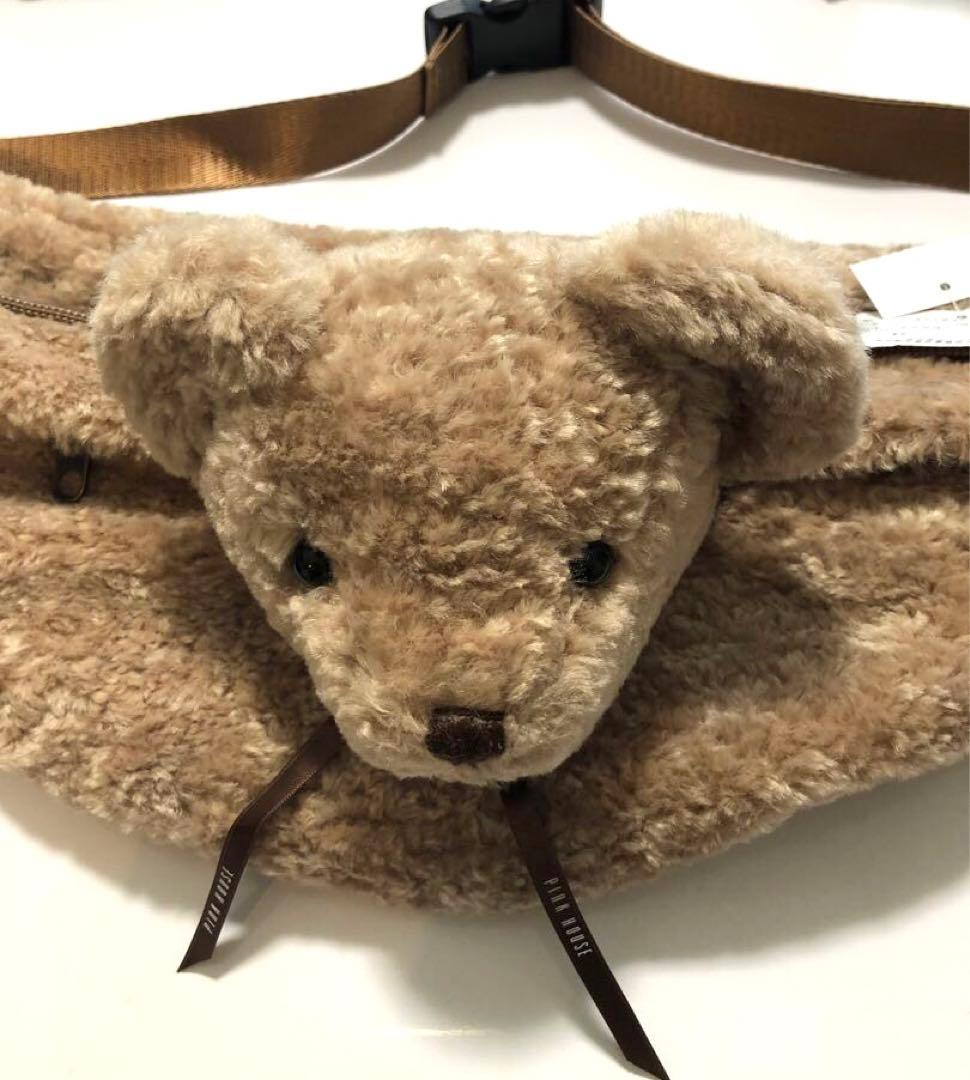 ピンクハウス　ぬいぐるみウエストポーチ　ボディバッグ　クマ　新品