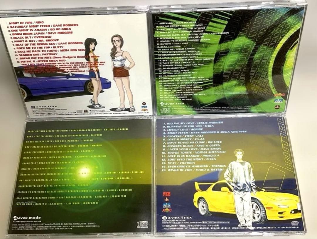 スーパーユーロビート・プレゼンツ「頭文字(イニシャル)D」　関連　15枚セット