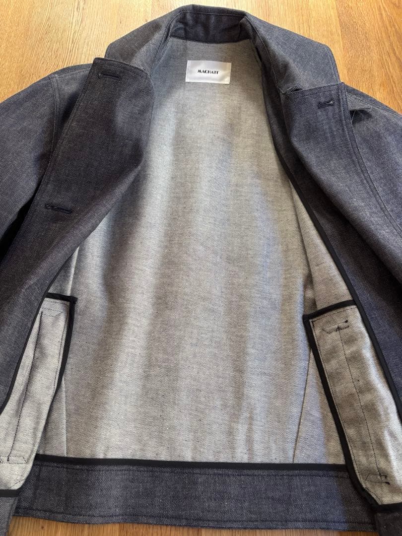 【美品】machatt デニムフォルムジャケット　Gジャン